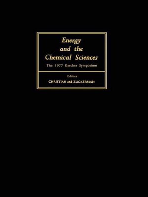 cover image of Energy and the Chemical Sciences